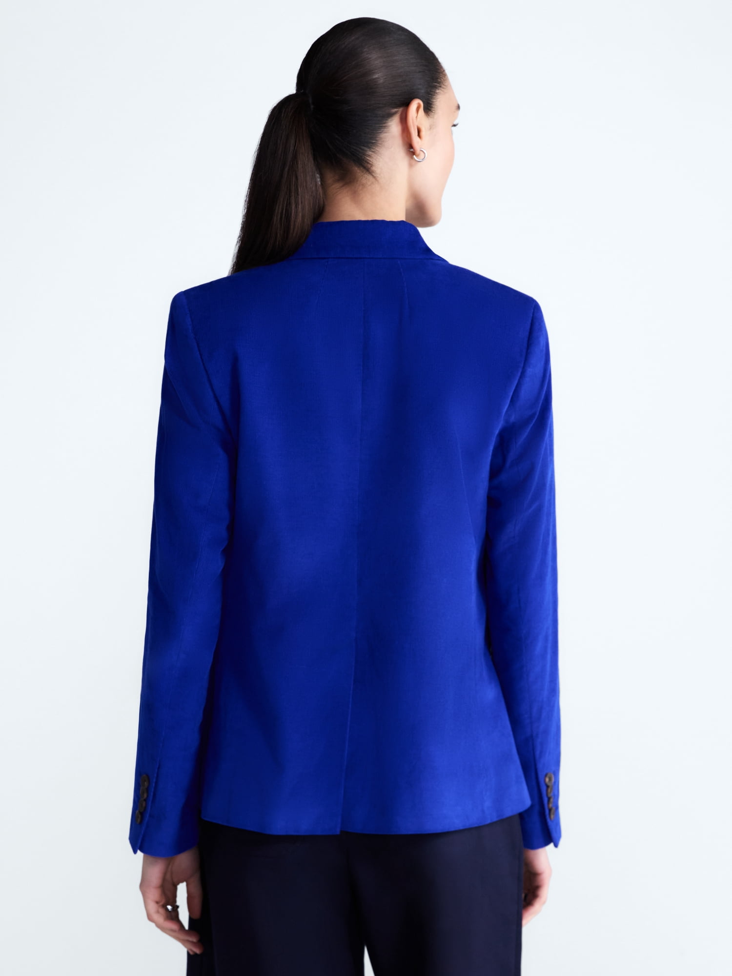 Free Assembly Women's and Women's Plus The Belmont Single Breasted Corduroy Blazer, Sizes XS-4X