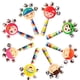 thumbnail image 4 of Reloj despertador Qin de ocho tonos con cuentas pequeñas, juego de piano para niños, juguete de madera para bebés, bloques de construcción educativos para educación temprana, 4 of 6