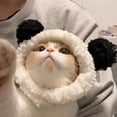 thumbnail image 3 of Pet Costume Cap with Ears Panda Shape Hat Party Dress Accessories and Small Sized Dogs, 3 of 8