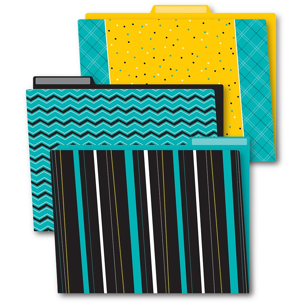 Black, White & Bold File Folders
