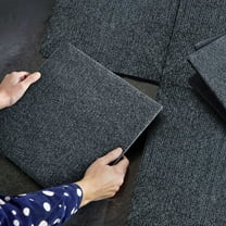 12" Interlocking Carpet Deck Tiles - 36pcs DIY Patio Decking for Porch Poolside Balcony Backyard