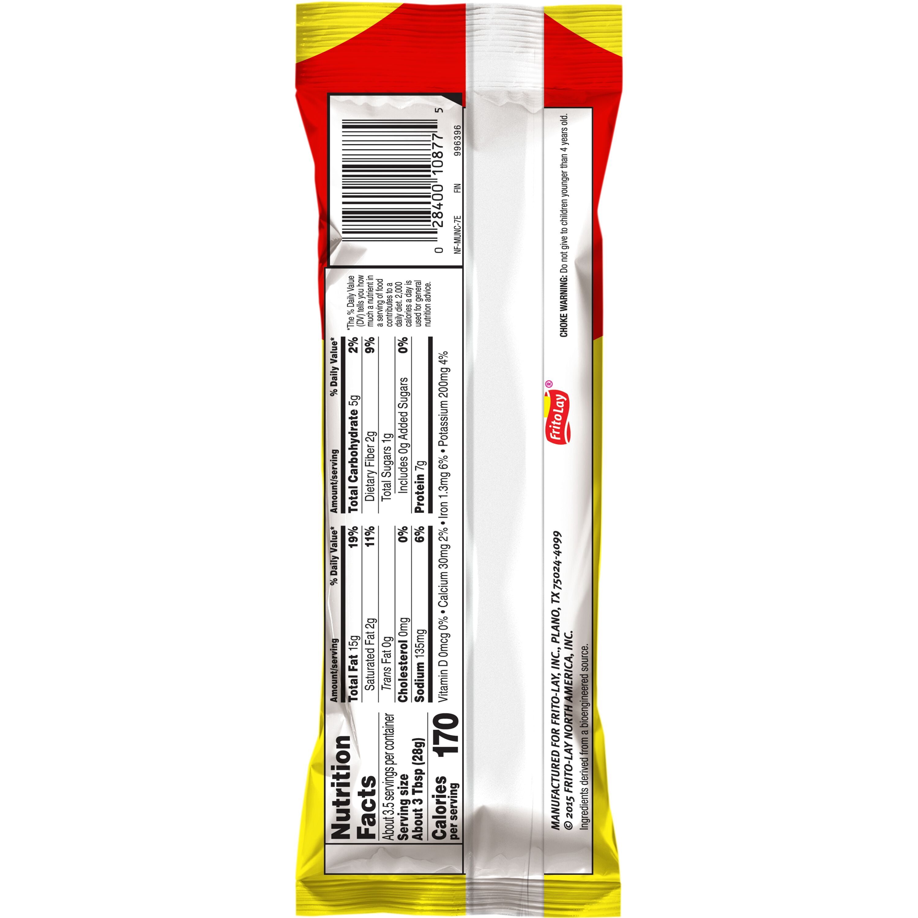 Frito Lay Munchies Salted Peanuts, 3.25oz Bag