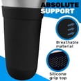thumbnail image 5 of Absolute Support Above Knee Stump Compression Shrinker 20-30mmHg Black, Large, 5 of 6