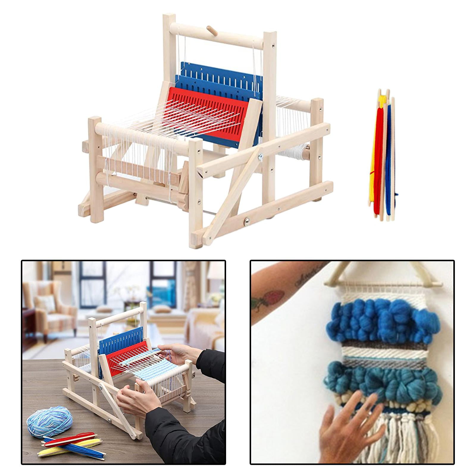 Wooden Traditional Weaving Loom Educational Toys for Kids Children -Knitting Toys