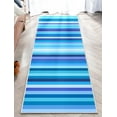 thumbnail image 7 of Crayola Collection By Well Woven Stripe Blue 2'3" x 7'3" Runner Rug, 7 of 7