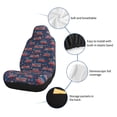 thumbnail image 6 of Pofeuu Fire Truck 1 Print Automotive Car Seat Covers Flat Cloth Full Set Seat Covers,Car Seat Covers front seats for Cars Trucks and SUVs-1, 6 of 9