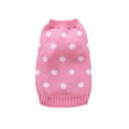 thumbnail image 2 of STGRGFHY Christmas Dog Ribbed Knit Sweater Knitwear Turtleneck Snowflake Kintted Doggie,dog clothes for small dogs,dog sweaters For Sphinx small Cat Dog Sweater York Warm Dog Clothes Pink XXL, 2 of 9