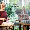 thumbnail image 3 of Wool Yarn Storage Tote Bag Oxford Cloth Sewing Tool Thread Holder Organizer, 3 of 9