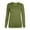 Green, variant on Mrat Women's Casual Long Sleeve Tee Crewneck Blouse Stretch Slim Fitting Basic Tops Solid T-Shirt S-71 Wine M