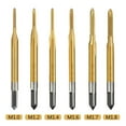 thumbnail image 3 of Hss Coating Screw Tap Drill Bit M1-M1.8 Straight Flute Thread Tap, 3 of 8