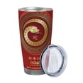 thumbnail image 2 of Año de la serpiente 2025 Feliz Año Nuevo chino 2025 Vaso de acero inoxidable Taza de café de viaje de 20 oz Taza térmica portátil con tapas, 2 of 7