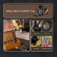 thumbnail image 5 of 1/64 RC Forklift Truck Toy - Mini Remote Control Forklift with Rechargeable Battery, 2 in 1 Transformable Lift Fork & Hook for Adults Kids, 5 of 8
