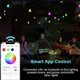 thumbnail image 5 of Luz nocturna RGB Yashi con Bluetooth para exteriores 48 pies IP65 Resistente al agua S14 decoración para jardín, 5 of 5