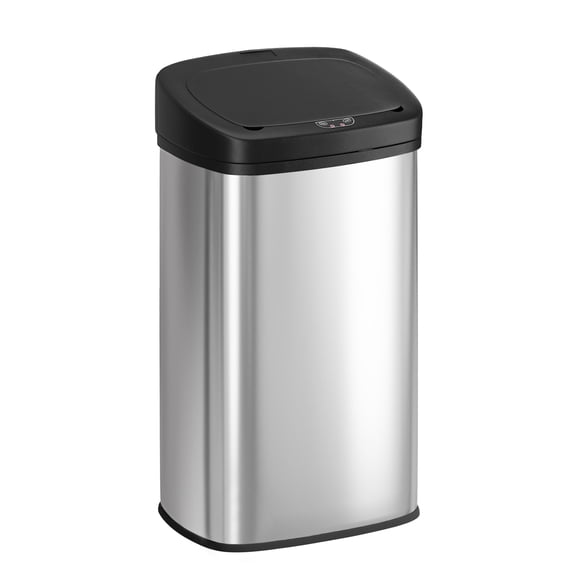 BestOffice 22 Gallon Stainless Steel Touchless Kitchen Trash Can with Motion Sensor for Indoor Use(Silver)