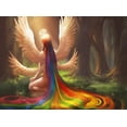 thumbnail image 1 of Rainbow Angel - Peinture Diamant DIY, 1 of 6