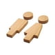 thumbnail image 5 of Letrero para puerta de baño público Macarena 16.8 cm 2 piezas, 5 of 8