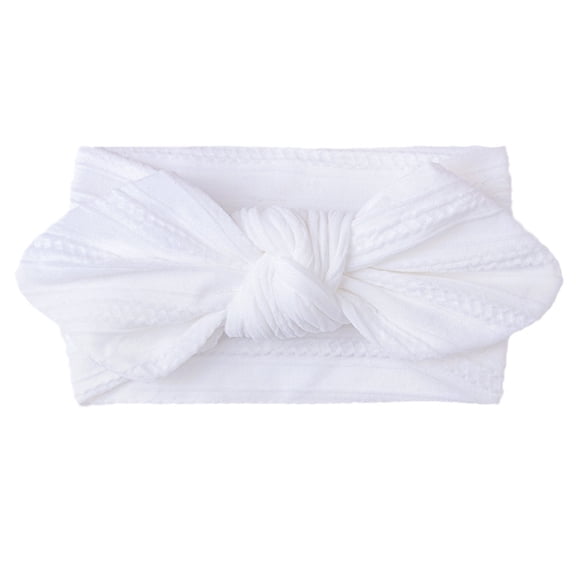 LWNYDPLSD Baby Girl Bow Headbands Newborn Soft Comfortable Hairband Trendy Knotted Headwrap for Toddlers Hair Accessories Baby Girls Cute Clothes