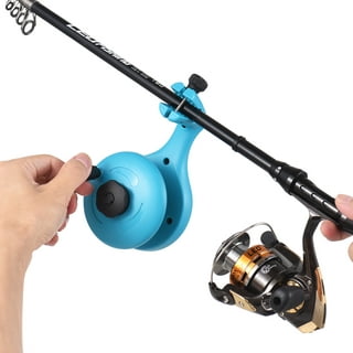 Anself Fishing Line Spooler For Baitcasting Spinning Reel Portable Fishing Line Winder Machine Black