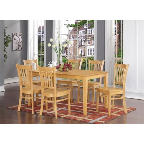 5 Piece Dining Table Set For 4- Dining Room Table and 4 Dining Chairs
