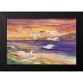 thumbnail image 2 of McKenna, Kathleen Parr 14x11 Black Modern Framed Museum Art Print Titled - Seagull Sunset, 2 of 5