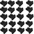 thumbnail image 1 of SFP SFP+ Dust Cover Caps, Suitable for Duplex LC SFP XFP SFP+ Optical Module, 20pcs, 1 of 5
