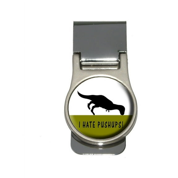 I Hate Pushups - T-Rex Money Clip