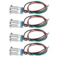thumbnail image 4 of Double Couleur Led Rond Led Indicateur 4 Ensembles Précâblés Ronds LEDs Imperméable à l'Eau en Métal 2Color Indicateur Commun Cathod 12mm 1224V, 4 of 8