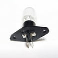 thumbnail image 3 of 1Pc Microwave Oven Global Light Lamp Bulb Base Design 250V 2A Replacement Universal, 3 of 9