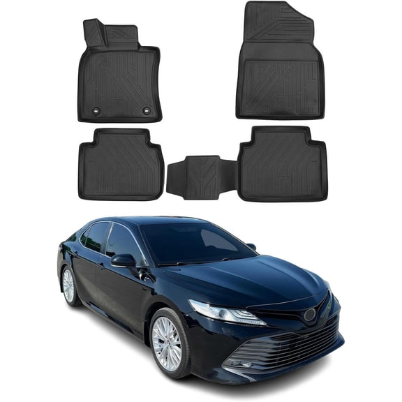 OMAC USA Floor Mats, Camry 2018-2024, Black