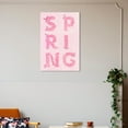 thumbnail image 2 of Wynwood Studio Prints Spring Flowers Type Typography and Quotes Quotes and Sayings Wall Art Canvas Print Pink Light Pink 20x30, 2 of 3