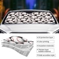 thumbnail image 4 of Kdxio Cute Baseball Print Front Windshield Sun Shade,Folding Auto Sunshade for Car Truck SUV-Medium, 4 of 7