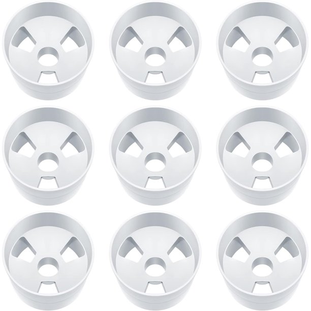 9 Piezas Tazas de Golf para Práctica de Putting Tazas de Golf de Plástico ABS Tazas de Golf de Plástico ABS para Patio Trasero al Aire Libre Tazas de Golf de Plástico ABS de 4 Pulgadas de Profundidad