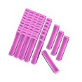 thumbnail image 1 of Curl Cold Wave Perm Rods Curling Perm Rods Cold Wave Hair Curly Wavy Rod Set Women Girls 50Pcs 1.9cm, 1 of 9