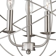 Elk Home Williamsport 3-Light Brushed Nickel Transitional Chandelier