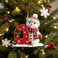 thumbnail image 4 of SPOORYYO Christmas Tree Ornament Hanging Decor, Acrylic Christmas Decoration Pendant with Hanging Rope for Tree, Wreath, Wall and Holiday Display, STYLE Q, 4 of 7