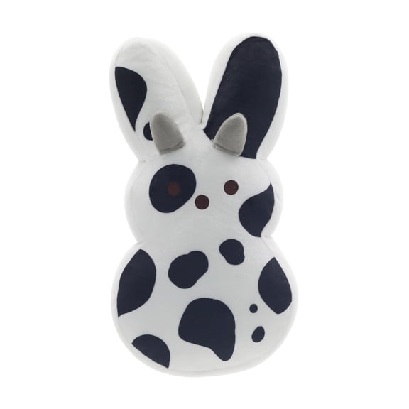 PEEPS® 12-Inch Dress-Up Bunny Plush Toy — Spotted Cow