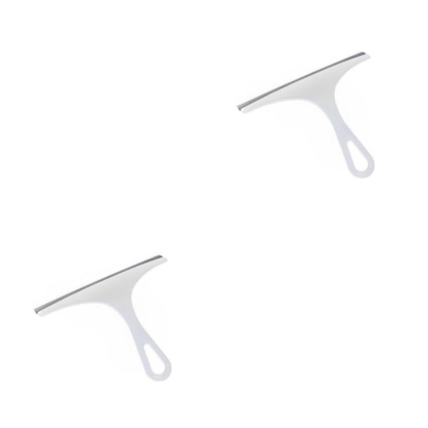 Inteprter Cepillo de limpieza Limpiaparabrisas Herramienta de limpieza Mano de obra fina Multifuncional Práctico ABS Depurador de pared de goma Type6 NO6