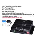 thumbnail image 2 of 12V/24V,10A Solar Controller With Load Output Function Charge Controller Support Bluetooth APP LCD Display Controller ,Easy to Use, 2 of 7
