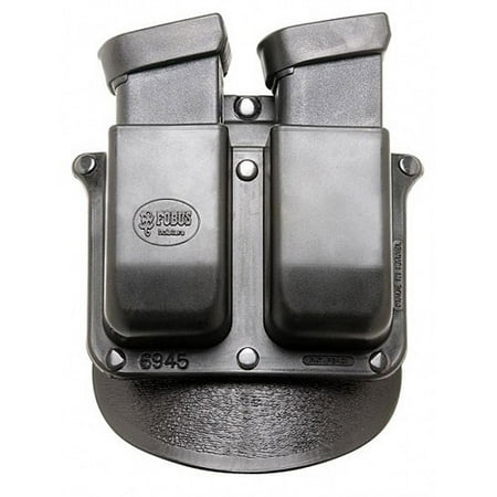 Fobus Belt Pouch - Fobus Belt-Style Roto Handcuff Double Magazine Combo Holster Pouch for 2-1/4