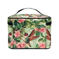thumbnail image 4 of HELLHERO Flower Hummingbird Travel Cosmetic Bags Travel Cosmetic Toiletry Bags Practical Wide Open Portable Pouch Girlfriend, 4 of 6