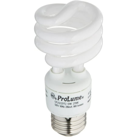

Prolume CFL13/27/T2 45049 13W T2 Spiral 2700K MED ProlumeME 10 Piece