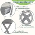 thumbnail image 4 of Anti Fall Elder Head Safety Helmet Thick Soft Protective Hat Adjustable Seniors Fall Prevention Head Protection Cap Breathable Elderly Helmet For Head, 4 of 5