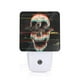 thumbnail image 1 of Fotbe Glitch Screaming Skull Luz Nocturna LED, Luz de Noche con Sensor de Luz Natural de Anochecer a Amanecer, Se Enchufa a la Pared, Blanco Cálido 0.5W-US, 1 of 7