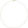 thumbnail image 2 of Auriga Fine Jewelry Mother's Day Gift 14k Yellow Gold 1 mm Diamond-Cut Cable Chain Necklace 20", 2 of 3
