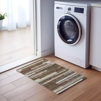 Addison Rugs Chantille Indoor/Outdoor Transitional Stripes Brown Washable Rectangle Rug, 1'8" x 2'6"