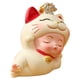 thumbnail image 2 of Figuras de gato de la suerte Feng Shui para coleccionar, regalar y decorar el coche. Acostado de lado, 2 of 8