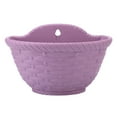 thumbnail image 2 of kjfeif Wall Mounted Flowerpot, Plastic Semi-Circular Fence Hanging Flowerpot, Wall Hanging Flowerpot, Automatic Water Absorbing Flowerpot, Hydroponic Hanging Flowerpot, 2 of 4