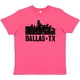 thumbnail image 3 of Inktastic Dallas Texas City Skyline with Grunge Youth T-Shirt, 3 of 5
