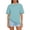 Light Blue, variant on laqbezok Women's Army Green Oversized T-Shirt, Cotton Crew Neck Short Sleeve Tee, Casual Loose Fit Summer Top, Trendy Athletic Athleisure Wear