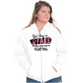 thumbnail image 4 of They're Fake Real Ones Tried Kill Me Womens Plus Size Graphic Zipper Hoodie Brisco Brands 2X, 4 of 5